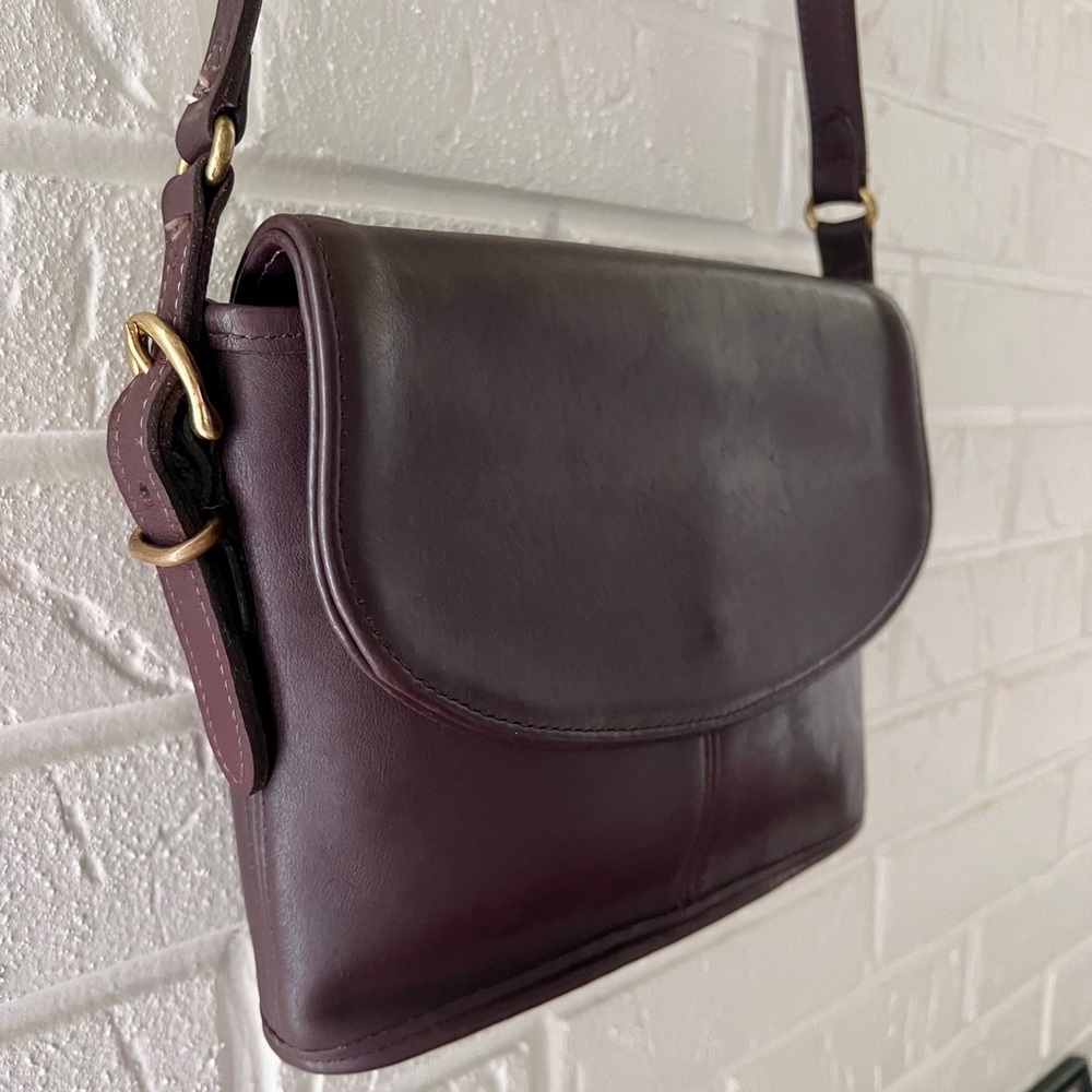 Coach Dark Brown Leather Crossbody Bag